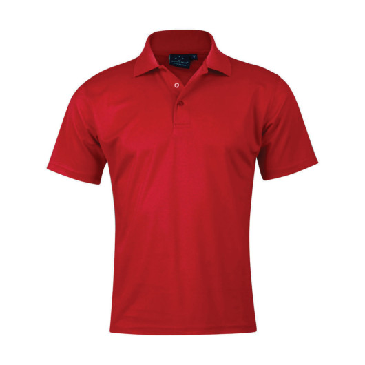Mens Piana Polos Red
